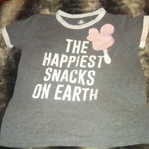 Disney Gray T-Shirt with Pink Graphic